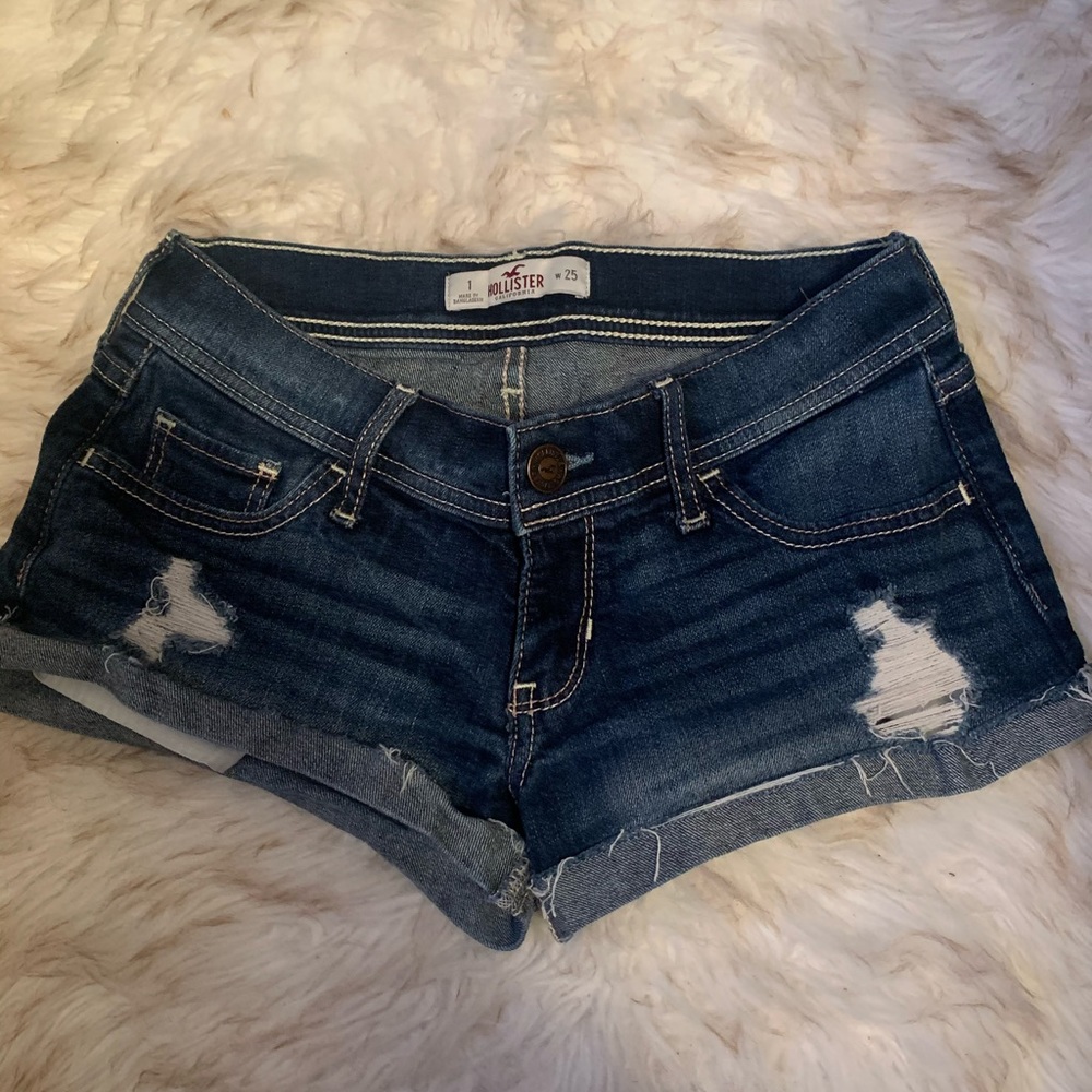 hollister jean shorts